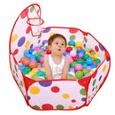 Baby Children Kids Outdoor Indoor Playing House Tent Pool+25pcs Ocean Balls