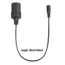 Plug Cable DC 5.5x2.1mm to Car Cigarette Lighter Socket Power Supply(B)