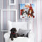 #A 5D DIY Diamond Painting Santa Claus Puppy Kits Full Round Drill Wall Decor Ar