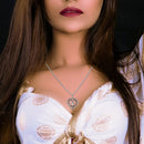 Gothic Women Clavicle Chain Hollow Heart Pendant Cross Necklace Jewellery