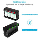 Suitable For RCR123A Battery Charger Rechargeable 8-cell Battery Charger B0R3