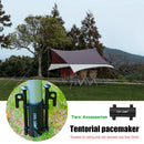 Windproof Iron Tent Awning Rod Holder Reinforced Camping Canopy Pole Fixed Tube