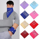 Scarf Handkerchief Paisley Bandana Printed Square Scarves Hair Band Wristband