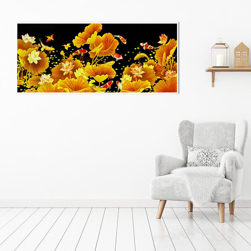 Nordic Modern Canvas Print Painting Royal Fish Living Bedroom Wall Art Picture