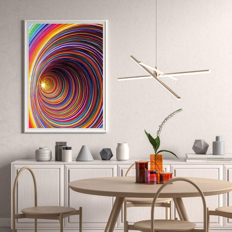 #A Vortex 5D DIY Diamond Painting Kits Full Round Drill Wall Decor Rhinestone Ar