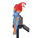 Solar Power LED Parrot Lawn Light Waterproof Garden Landscape Lamp (Red)