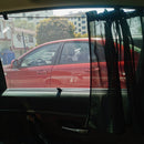 Car Anti-UV Side Window Sunshades Windscreen Shade Curtain Polyester Black Newly
