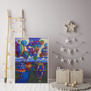Special Shaped Crystal Part Drill DIY Hot Air Balloon Diamond Painting Kit Newly