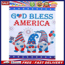 5D DIY Diamond Painting Kits Independence Day Gnome Partial Special Shape Dri