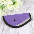 Kids Car Safe Fit Seat Belt Adjuster Baby Triangle Safety Device (Purple) Newly
