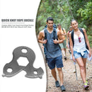 Outdoor Multi Tool Quick Knot Rope Buckle Hex Wrench Stainless Steel EDC Gear