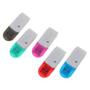 5pcs Bluetooth-compatible 5.0 Mini USB Adapter Audio Stereo Receive(Purple)