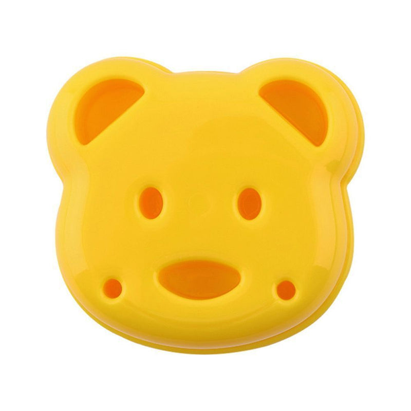 DIY Little Sandwich Maker Bear Shape Bread Plastic Mould Cake Cutter Mold