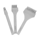 3pcs Europe Oblique Flat Cut French Leather Punch Carving Art Tool(3.38)