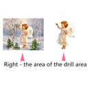 5D DIY Diamond Painting Little Angel Cross Stitch Embroidery Rhinestones