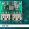 HW-681 DC-DC Step Down Power Module Dual USB 5V 3A Car Charging Buck Board