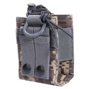 Outdoor Molle Walkie Talkie Holder Bag Magazine Pouch Pocket(Camouflage) Newly