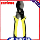 7"" Wire Cable Stripper Crimper Alloy Steel Peeling Clamping Scissors Tools