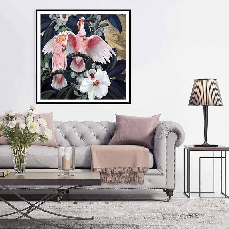 5D DIY Full Drill Diamond Painting Bird and Flower Embroidery Mosaic Kit Newly