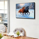 5D DIY Full Square Drill Diamond Painting Horse Cross Stitch Mosaic Picture Kits