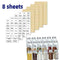 8 Sheets 208 PCS Creative Transparent Waterproof Spice/ P6D0 Labels Herb B8B8