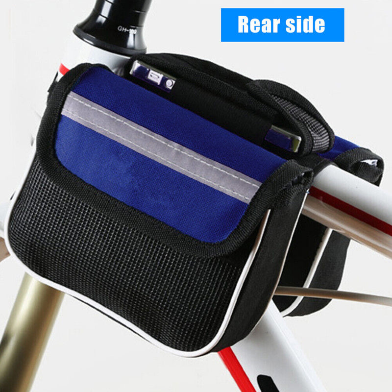 Bicycle Front Tube Bags Mobile Phone Case Waterproof Saddle MTB Cycling Pouch