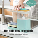 Soap Dispenser with Sponge Holder Sink Dish Soap Pump Dispenser for Kitchen