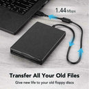 1.44Mb USB External Portable Floppy Disk Drive Diskette For Laptop FDD x Z2Z4