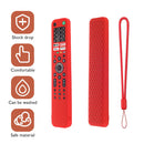 Silicone Cover for Sony RMF-TX520E RMF-TX520P TV Remote Control (Red)