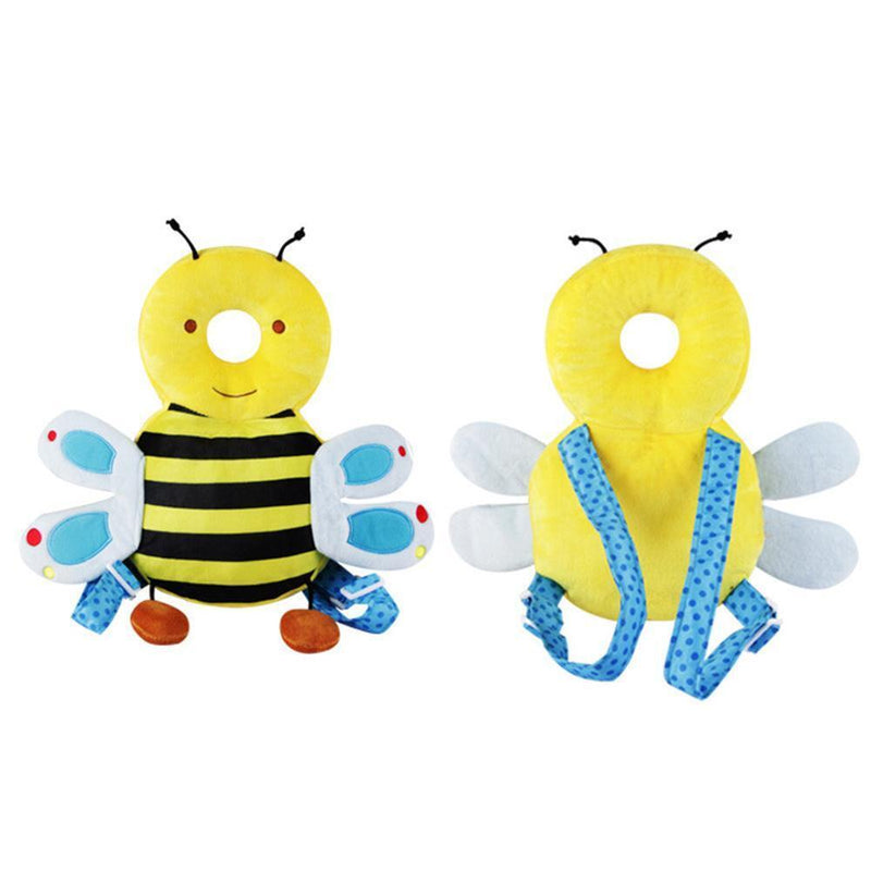 Safety Baby Head Protection Pillow Headrest Pad Neck Protector (Bees) Newly