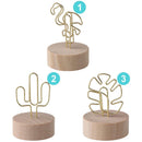 Clamp Table Numbers Holder Picture Frame Photos Clips Place Card Clamps Stand