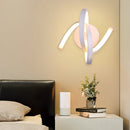 Spiral LED Wall Light Bedside Aisle Bedroom Decorative Lamp (Warm Light) Newly