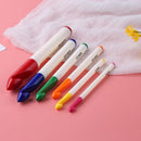 6pcs/set Handle Knitting Needles Aluminum Crochet Hooks for Weaving Sewing Newly