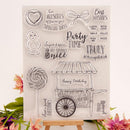DIY Transparent Clear Stamps Silicone Cards Handbook Album Photo Seal Decor