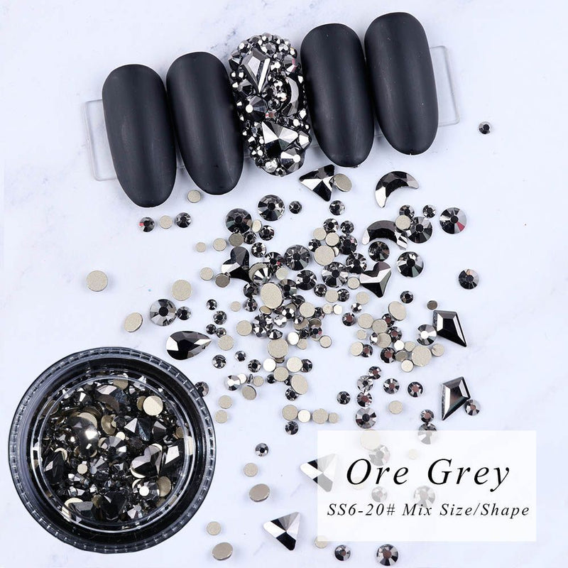 Diamond Flatback Rhinestone Nail Art Rhinestones Bottom Crystal Glitter Glass