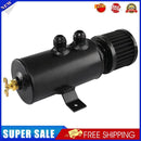2 Ports AN10 Baffled Aluminum Alloy Oil Catch Can Kit Car Parts (Black)