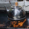 Portable Mini Stove Rack Iron Stand Stove Bracket Holder Outdoor Black M3L4