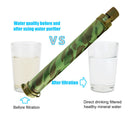 Camping Filter Straw Water Purifier Outdoor Emergency Drinking Water Filterin