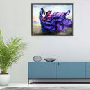 Girl Oil Paint By Numbers Kit DIY Acrylic Painting on Canvas Wall Art Picture