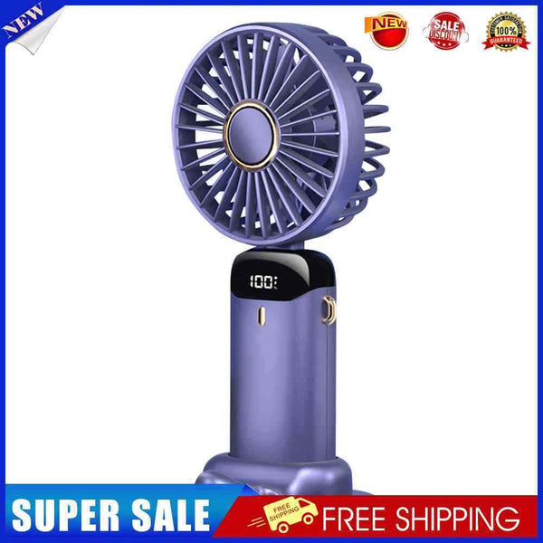 #A Portable Handheld Fan Outdoor Sports Wearable Neckband Fans for Summer Coolin