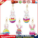 5pcs Diamond Painting DIY Full Special Shaped Easter Keychains Kit (YSK76) Newly