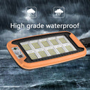 Sensor Lamp Smart Remote Control 160 LED Solar Street Light Security Wall Light