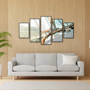 5 Panel Wall Art Decorative Painting Ocean Modern Aesthetic Poster Picture