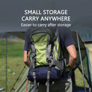 Waterproof Sleep Inflatable Mattress Outdoor Camp Cushion Bed (Navy Blue) Newly