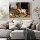 Goat Rooster Oil Paint By Numbers Kit DIY Acrylic Painting on Canvas (B1475)