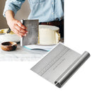 Cake Stainless Steel Pizza Dough Scraper  Pastry Baking Tool Dough Kitchen