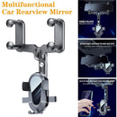 360° Rotatable Retractable Car Multifunctional Rearview Mirror Phone Holder`