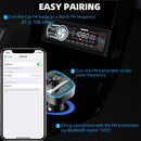T25S Car FM Transmitter Bluetooth Handsfree MP3 Player Quick Charge 3.0 Charger