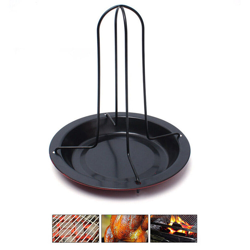 Barbecue Holder Racks Roast Chicken Forks Non-Stick Plate Stand Grilling Tools