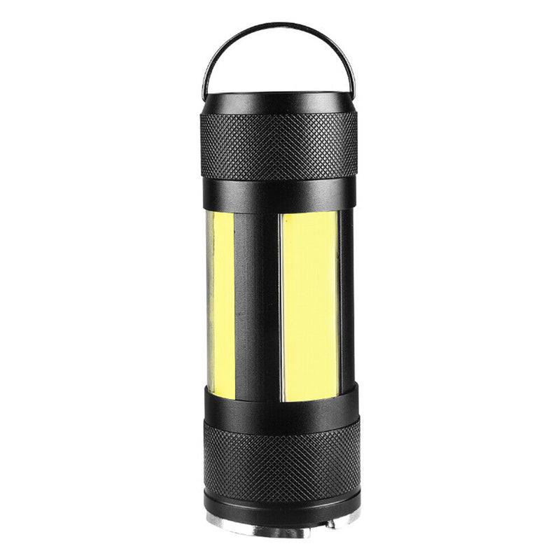 USB Rechargeable COB Flashlight Handy Light Lamp Carabiner Camping Out